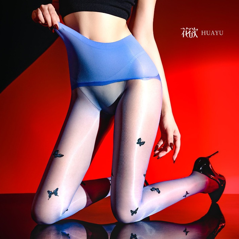Unisex Butterfly Oil Glossy Pa - Tights Pantyhose Sheer incelemesi ve fiyatı