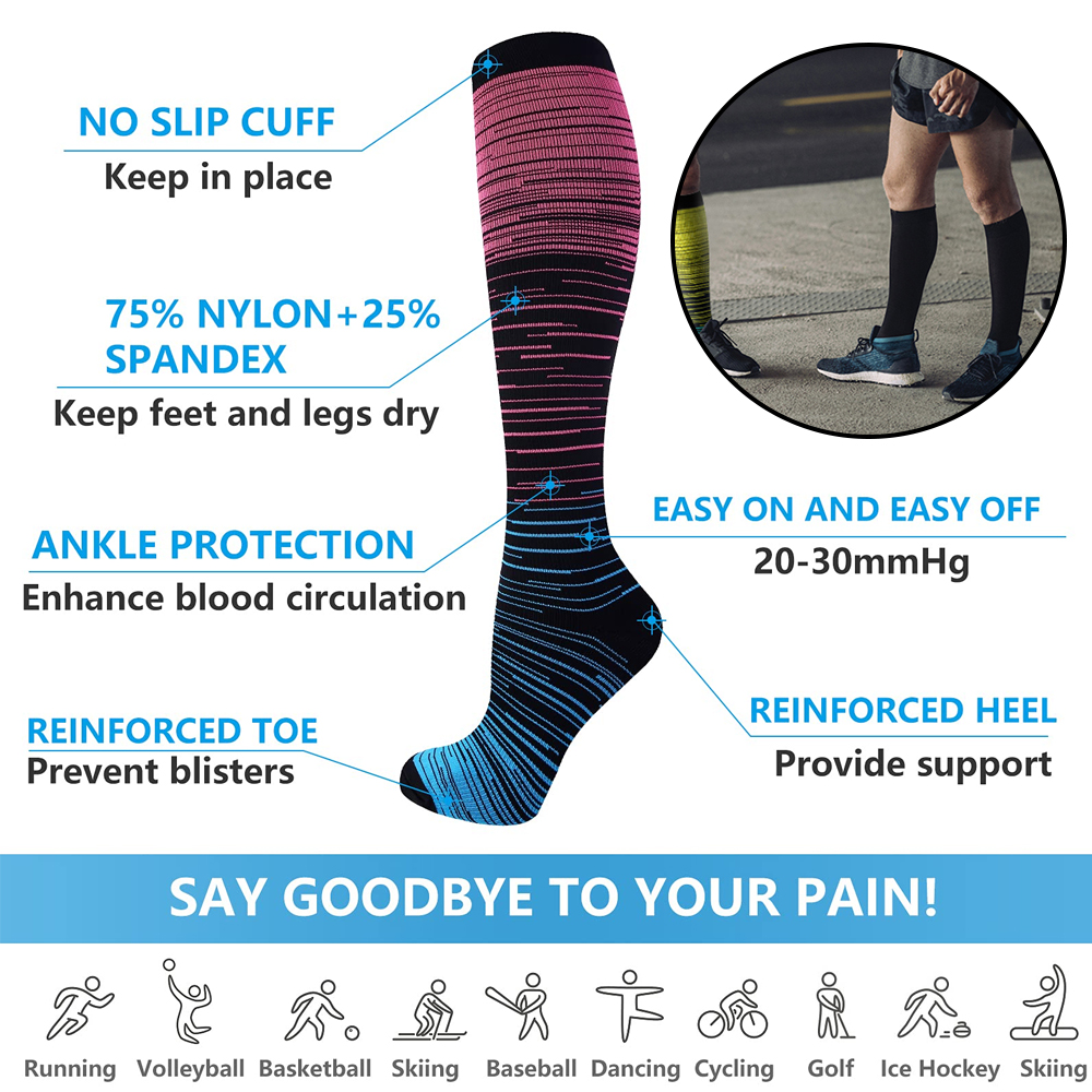 GOMOREON 6Pairs Compression So - Compression Sock Medical incelemesi ve fiyatı