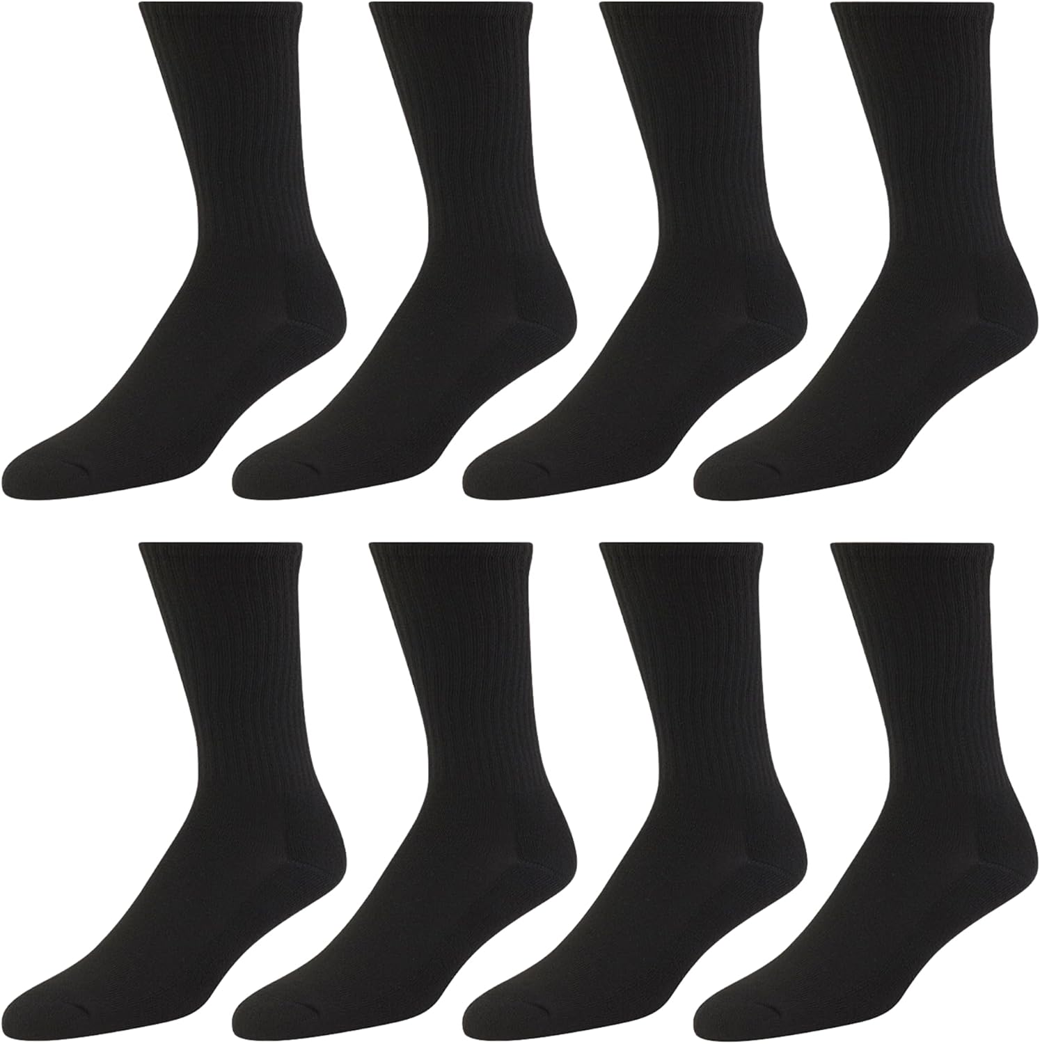 Premium Athletic Men's 8-Pack  - Cotton Crew Sock Pack incelemesi ve fiyatı