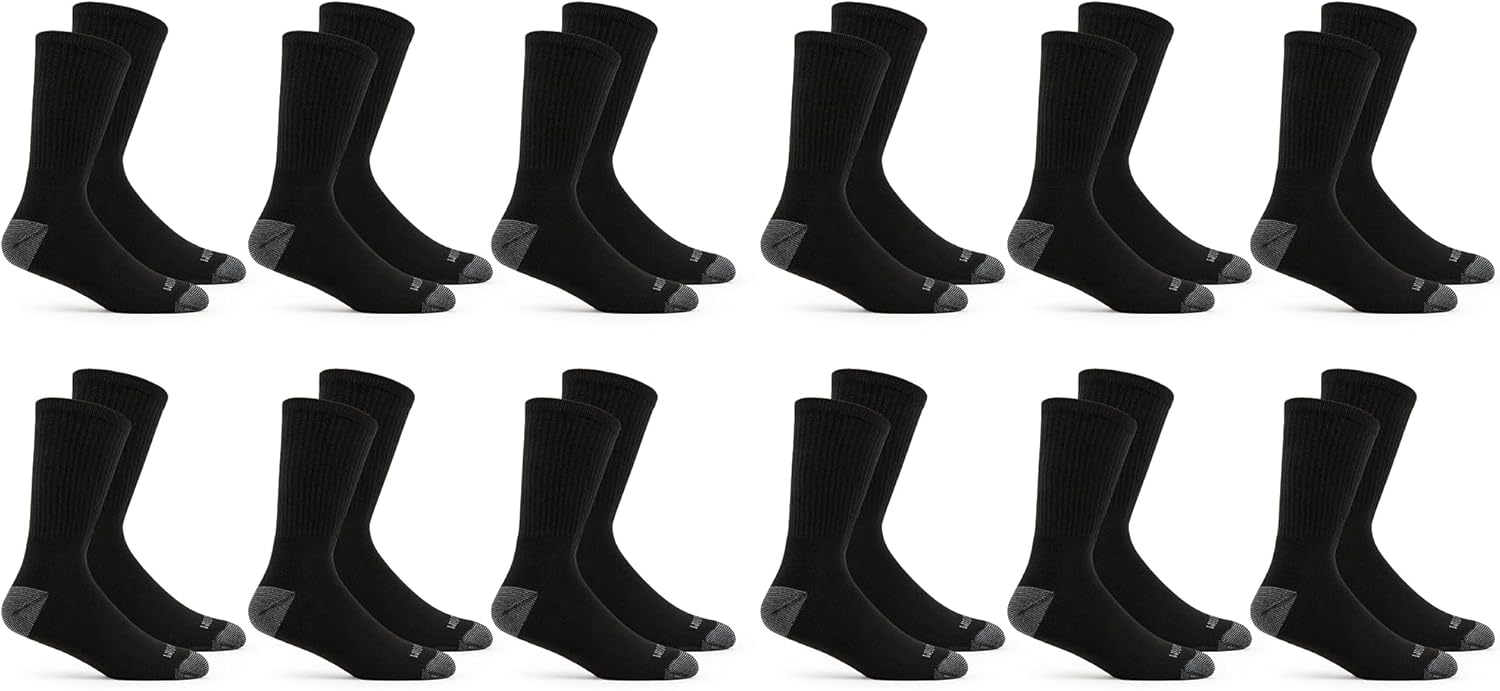 Men's Dual Defense Crew Socks  - Cotton Crew Sock Pack incelemesi ve fiyatı