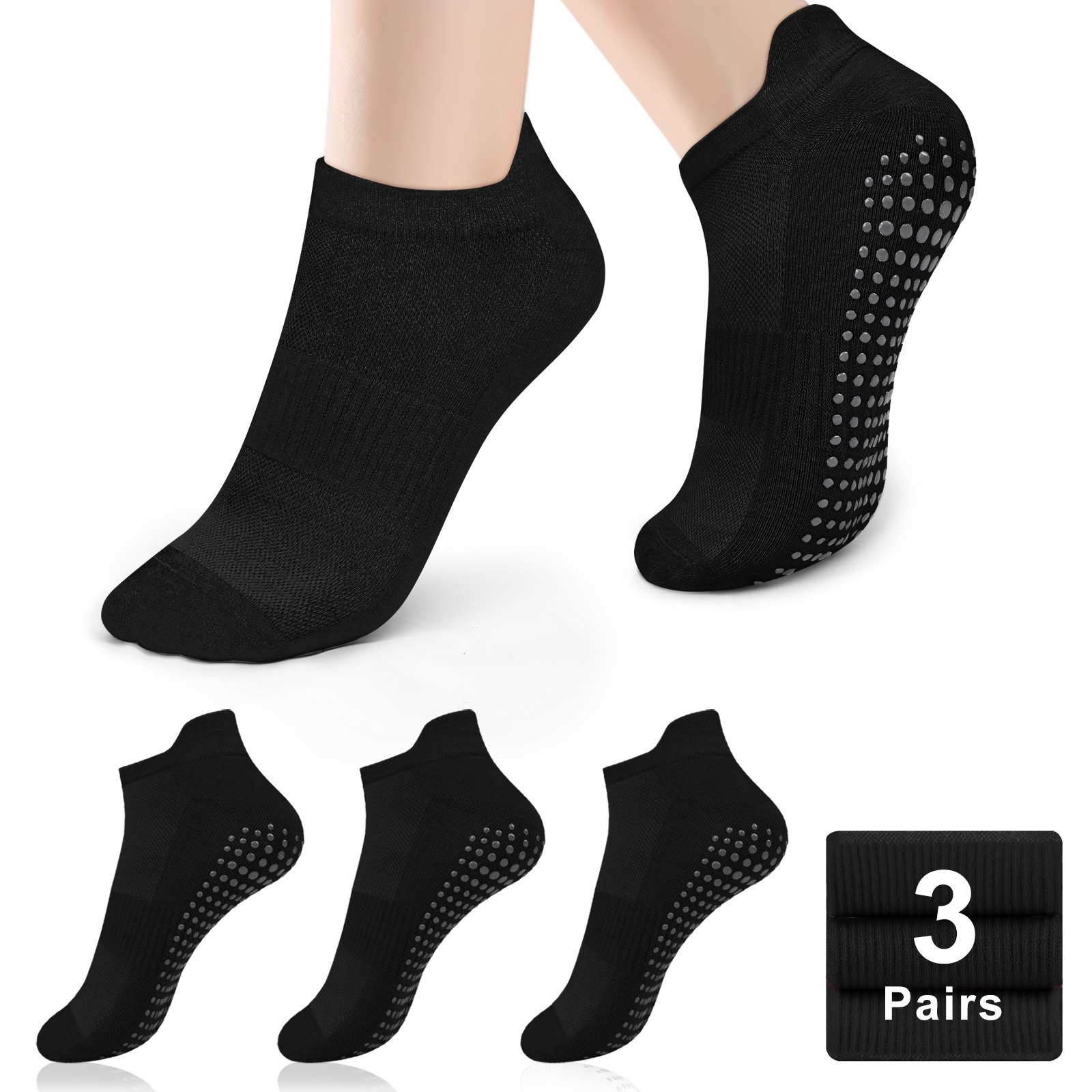 3 Pairs Yoga Socks Women Cotto - Grip Sock Yoga incelemesi ve fiyatı
