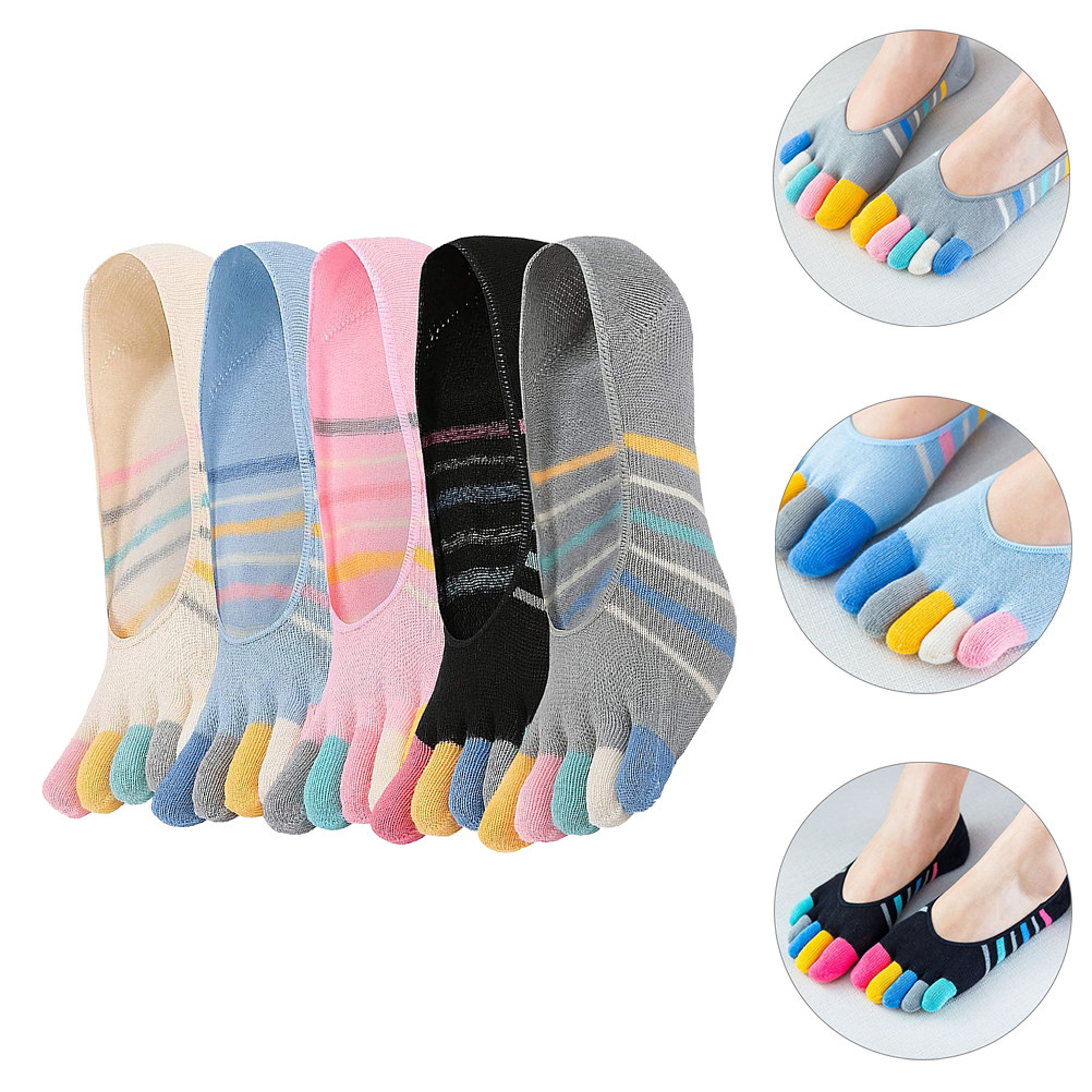 5Pairs Women Finger Toe Socks  - Invisibility Sock Loafer incelemesi ve fiyatı