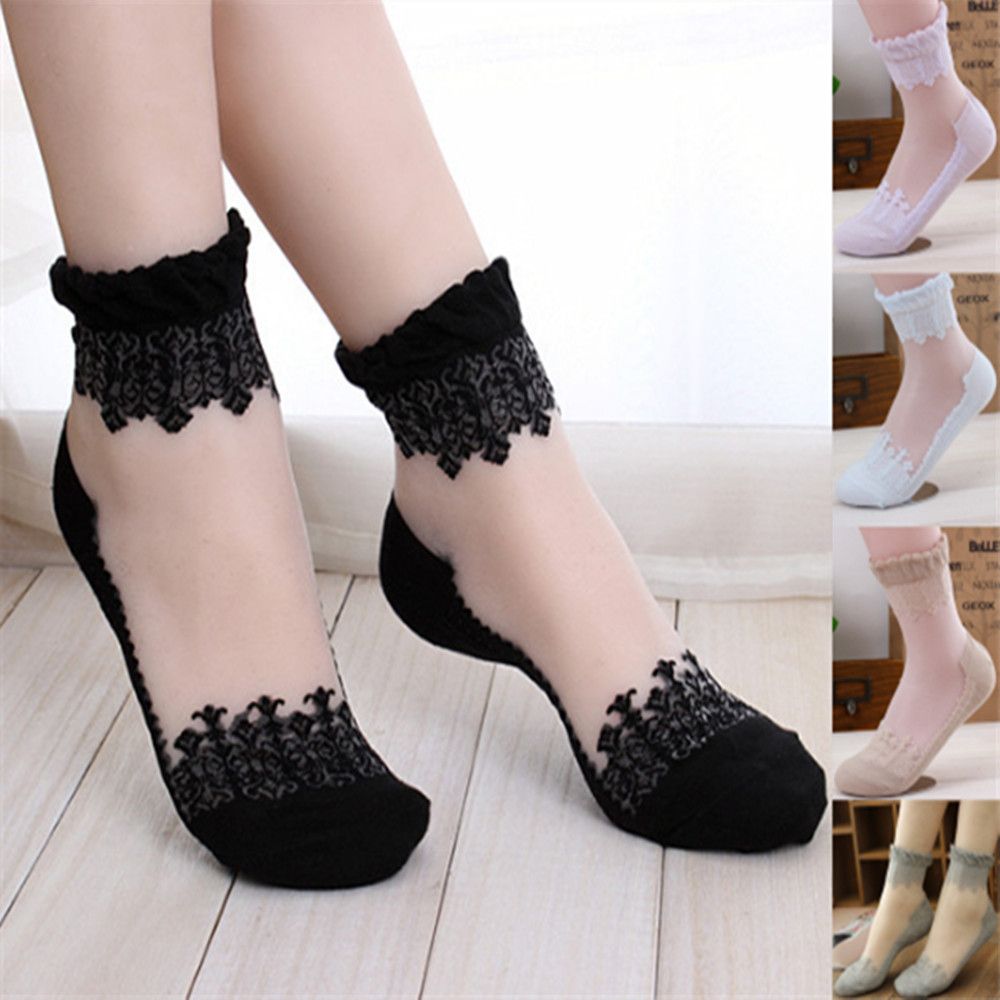 Woman Lace short sock thin soc - Invisibility Sock Loafer incelemesi ve fiyatı